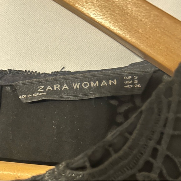 Zara leather and lace dress. - Picture 7 of 8